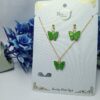 BUTTERFLY NECKLACE EARING SET - Image 4
